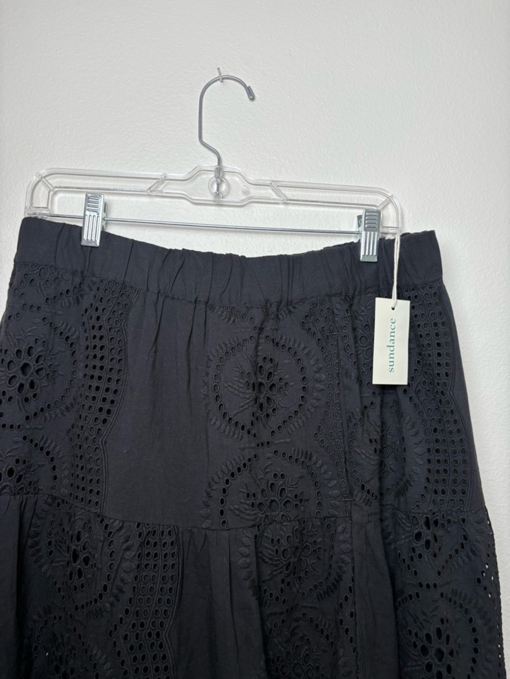 Sundance Ensenada Skirt Cotton Eyelet Maxi - Picture 3 of 5
